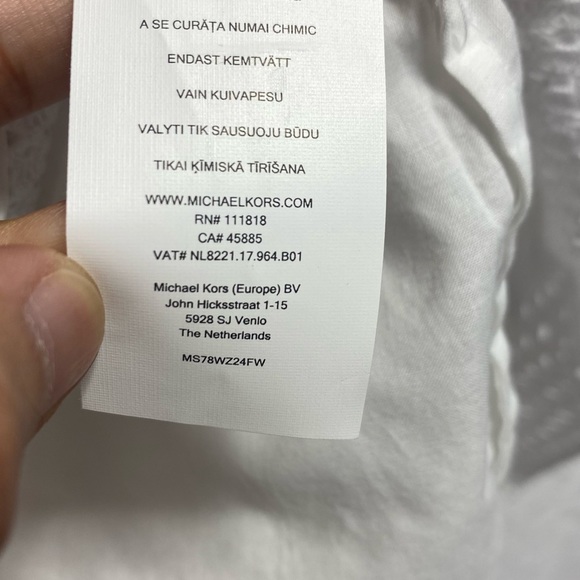 Michael Kors White Eyelet Mini Dress - Picture 13 of 13